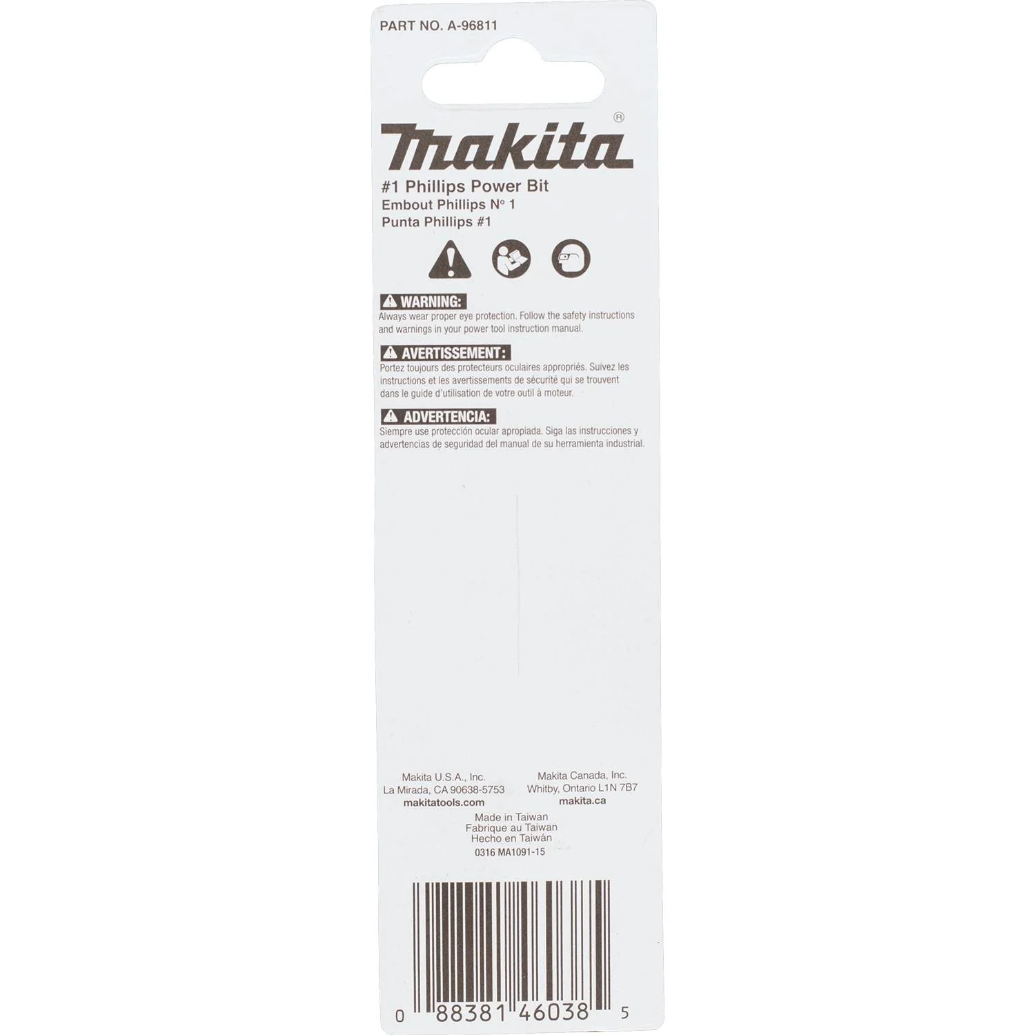 Makita A-96811 Impact X #1 Phillips 3-1/2″ Power Bit - Image 3