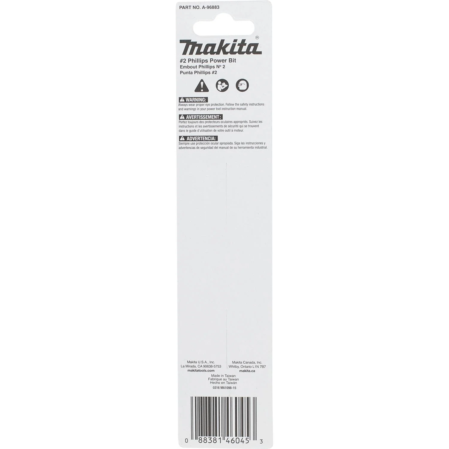 Makita Impact X #2 Phillips 6″ Power Bit - Image 3