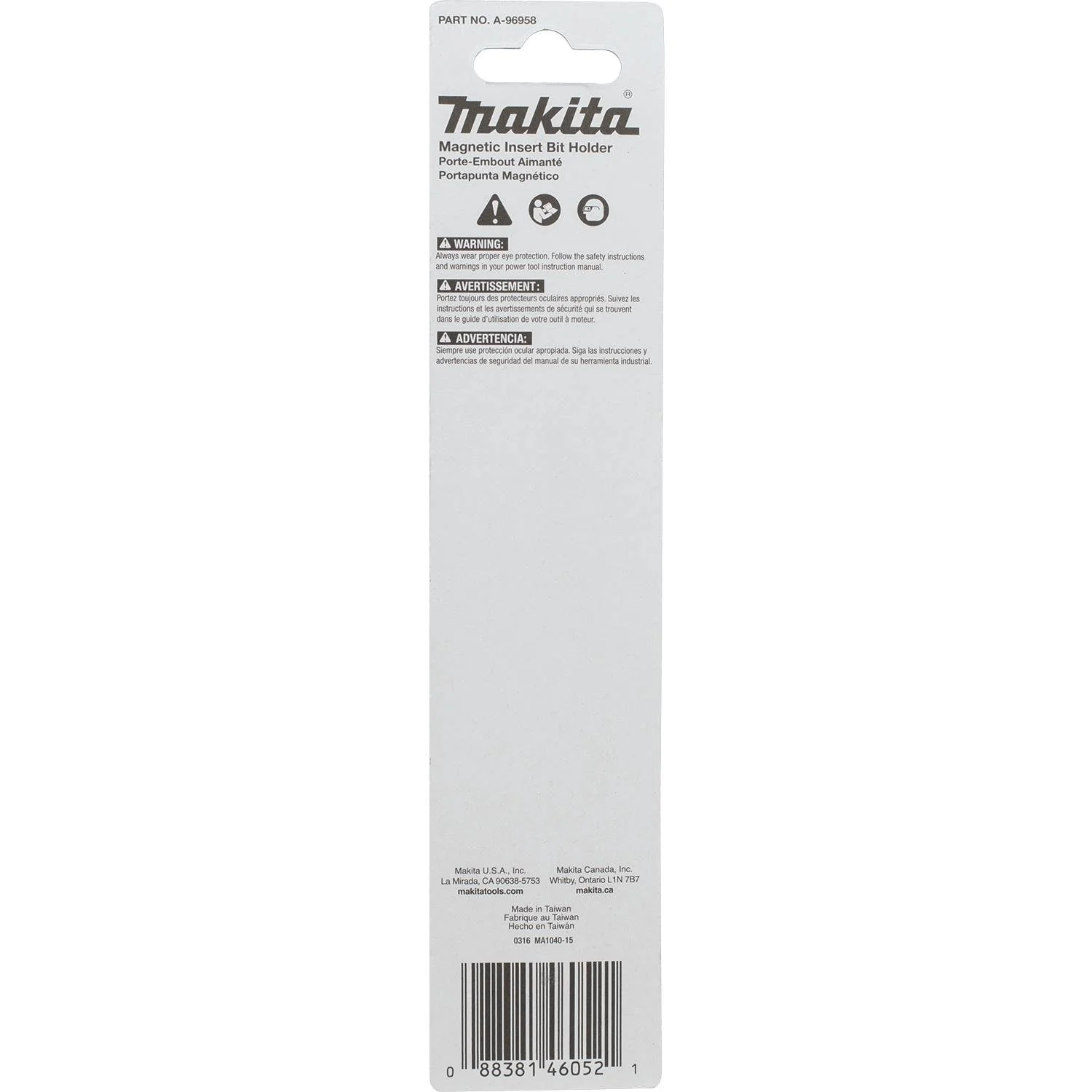 Makita Impact X 6″ Magnetic Insert Bit Holder - Image 3