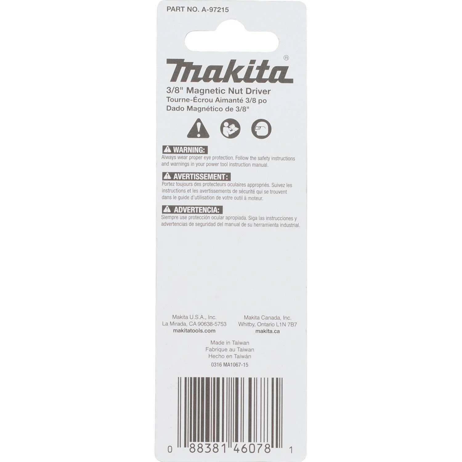 Makita A-97215 Impact X 3/8″ x 2-9/16″ Magnetic Nut Driver - Image 3