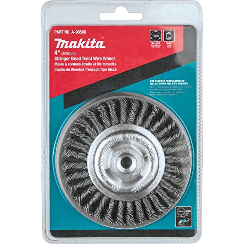 Makita A-98500 4" Stringer Bead Twist Wire Wheel, M10 x 1.25 - Image 3
