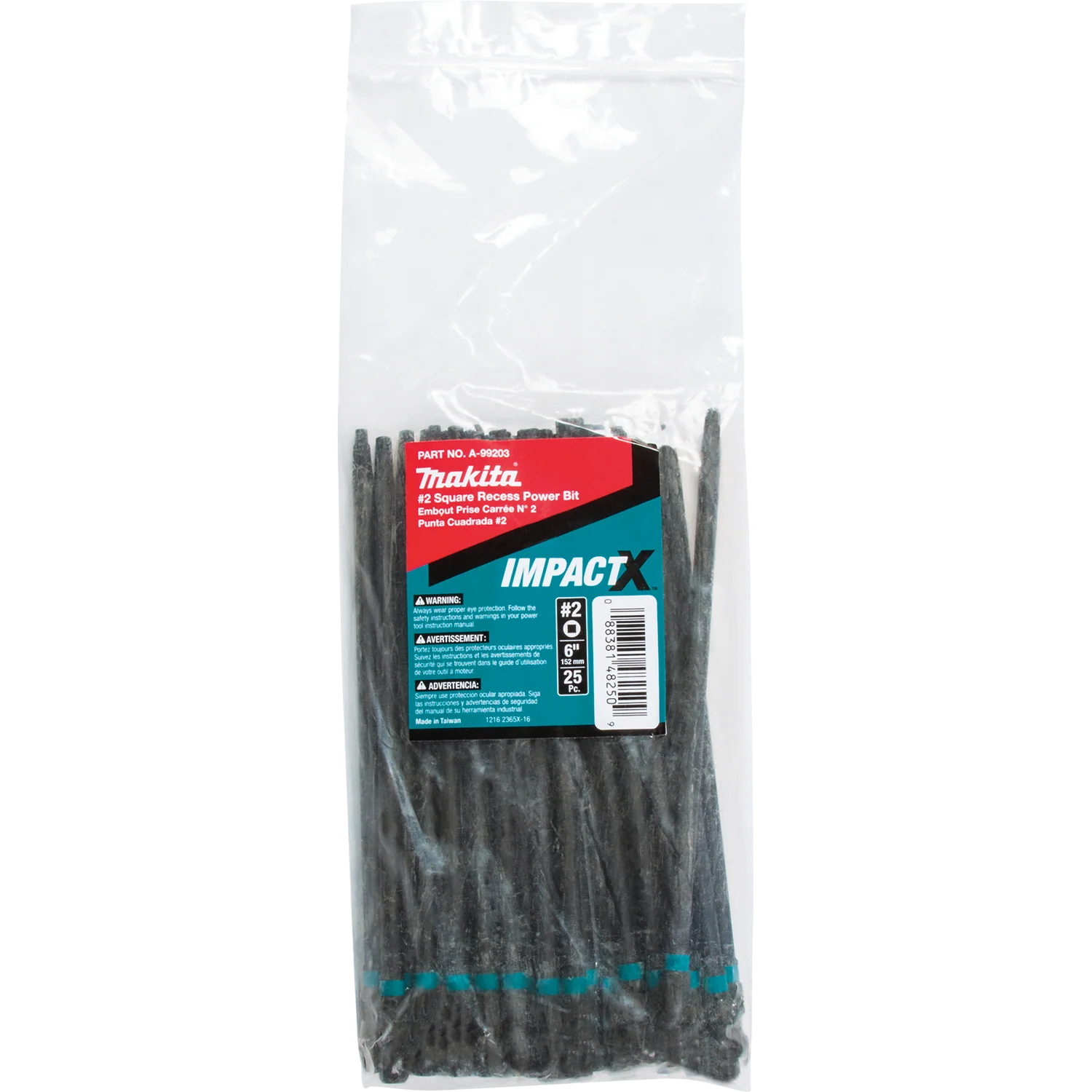 Makita ImpactX️ #1 Square Recess 6″ Power Bit - Image 5