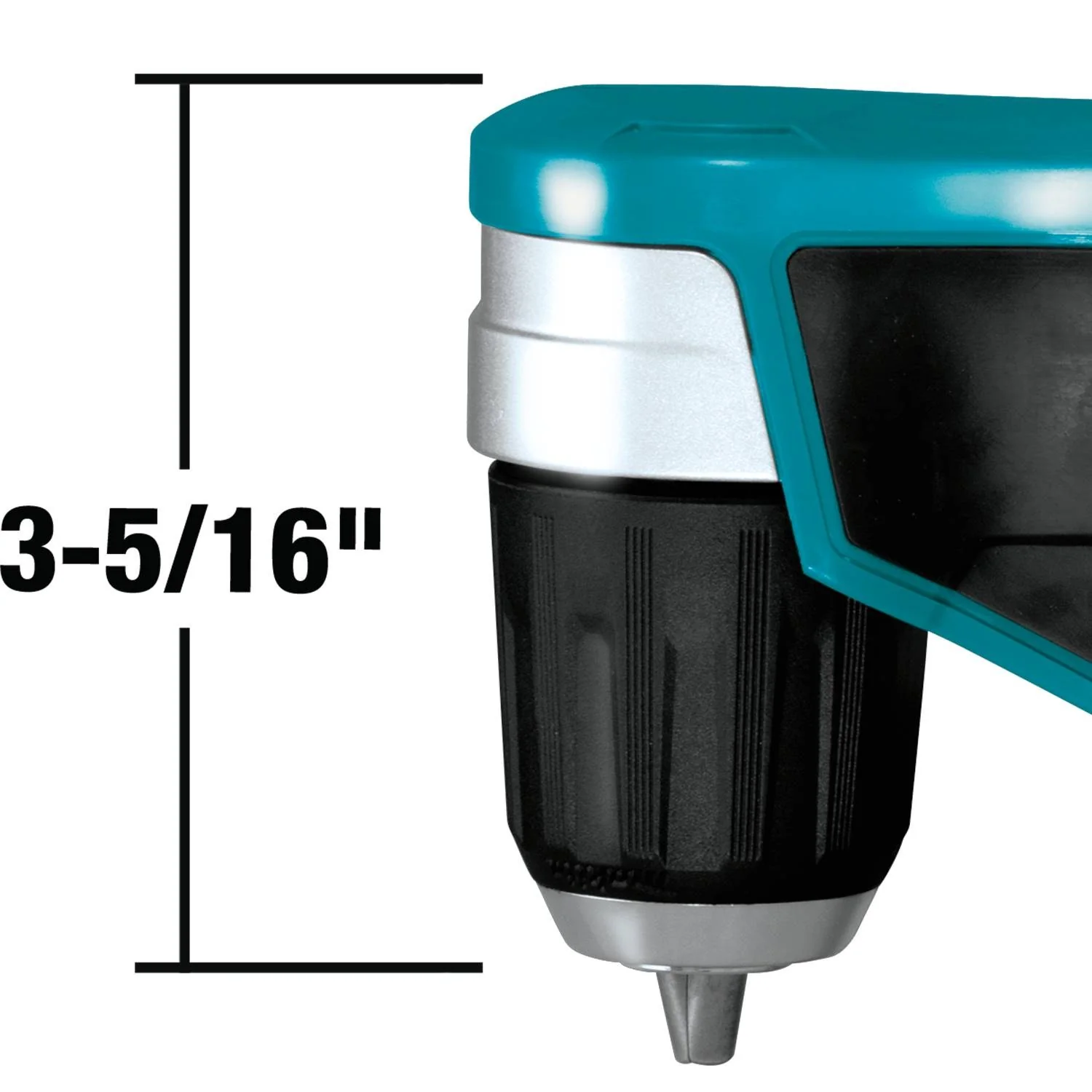 Makita AD04Z - 12V max CXT Lithium-Ion Cordless 3/8" Right Angle Drill (Bare Tool) - Image 2