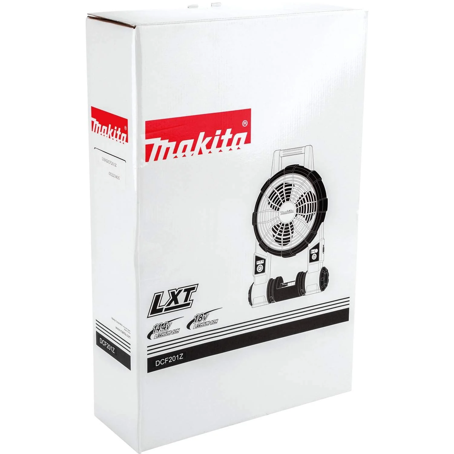 Makita DCF201Z 18V LXT Lithium-Ion Cordless Job Site Fan (Bare Tool) - Image 6