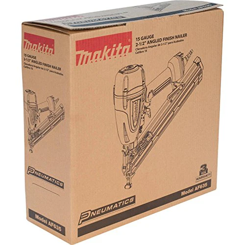 Makita 15-Gauge, 2‑1/2" 34-Degree Angled Finish Nailer - Image 8