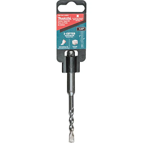 Makita 1/4" x 4" SDS-Plus Bit, 2-Cutter - Image 4