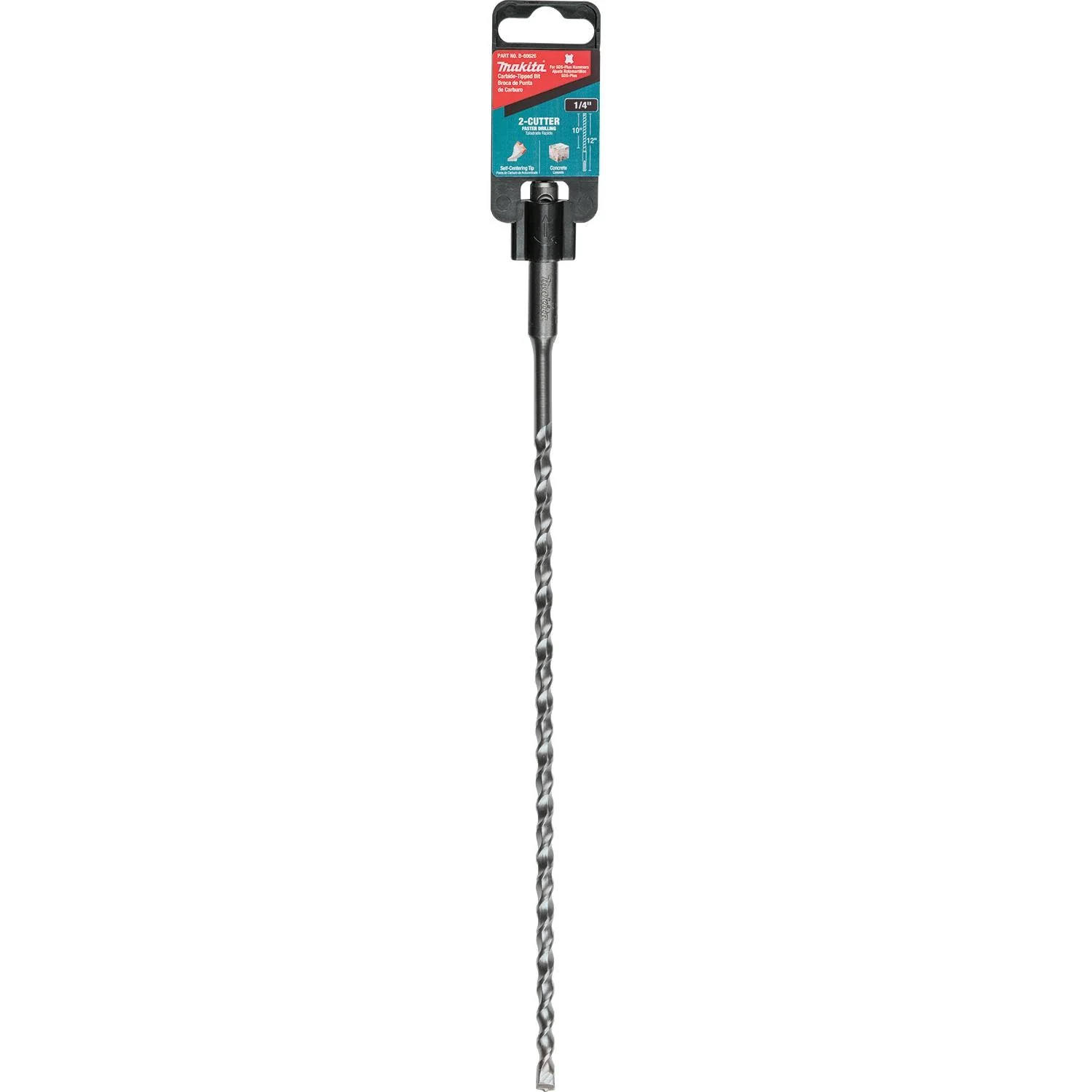 1/4 In. x 12 In. SDS-Plus Bit, 2-Cutter - Image 5