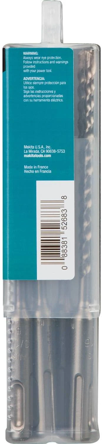 Makita B-60872 3/16" x 6" SDS-Plus Bit, 2-Cutter, 10/Pk - Image 7