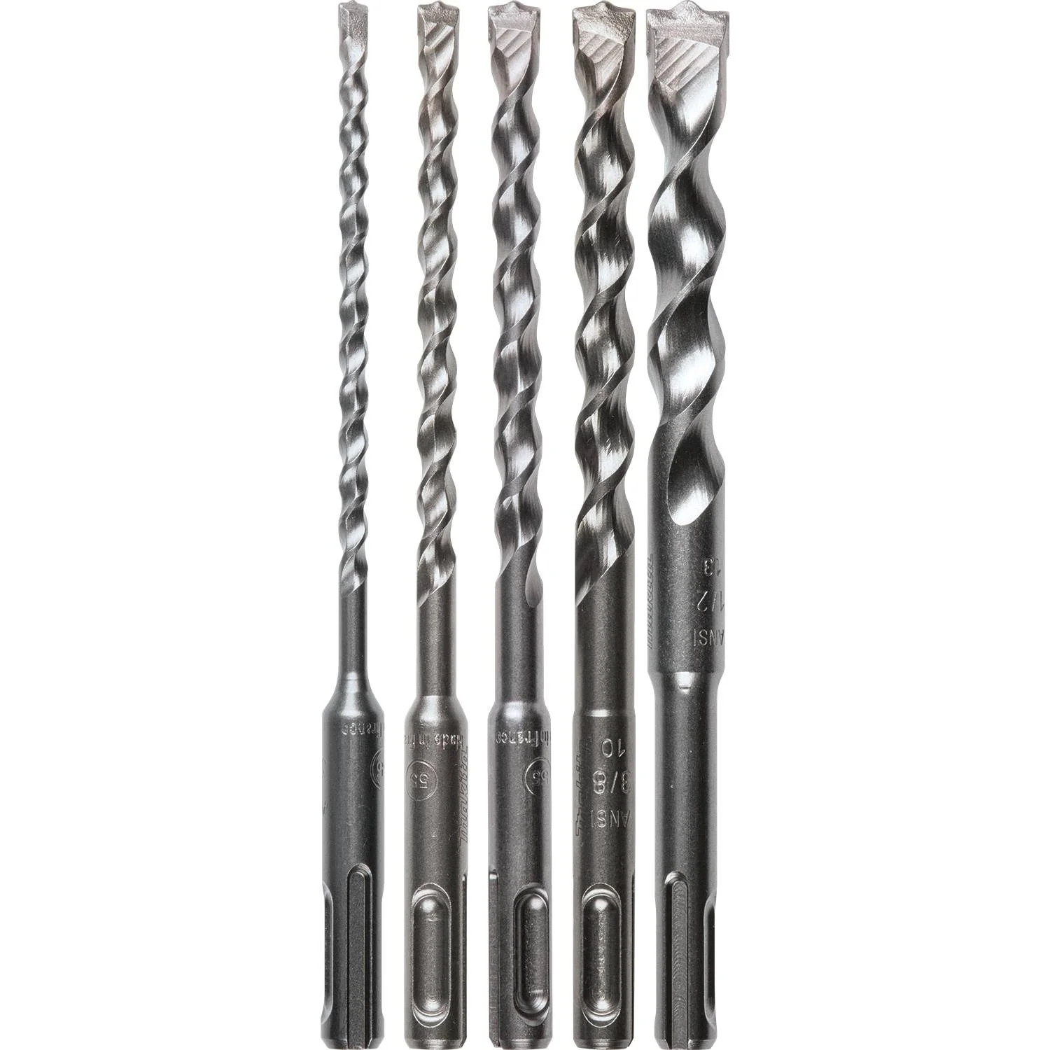 Makita B-60969 5 pc. SDS-Plus Bit Set, 2-Cutter