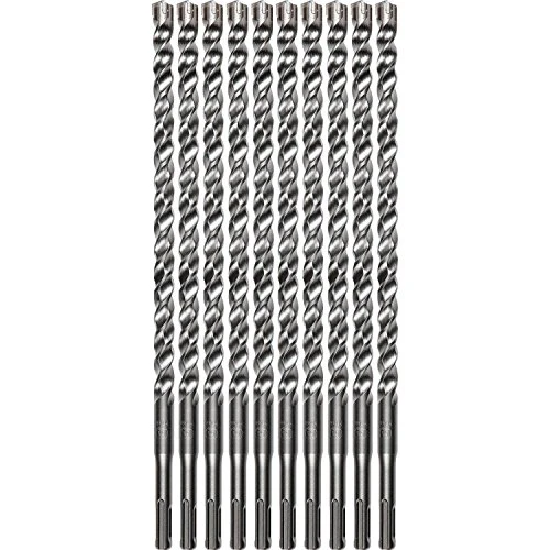 Makita 1/2" x 12" SDS-Plus Bit, 3-Cutter (10 Pack)