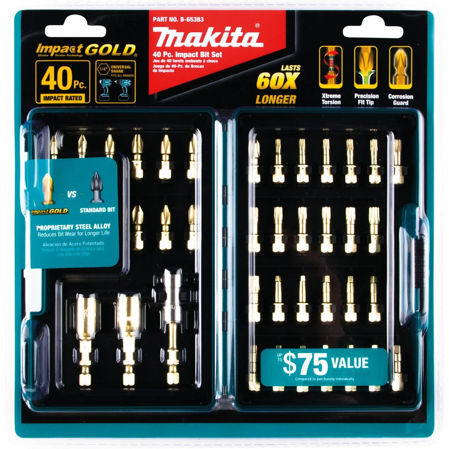 Impact GOLD 40 Pc. Torsion Bit Set - Image 3