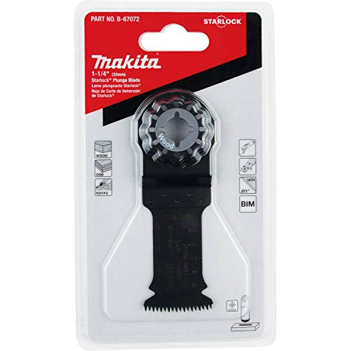 Makita 1-1/4in Starlock Plunge Blade (BiM) 14TPI - Image 2
