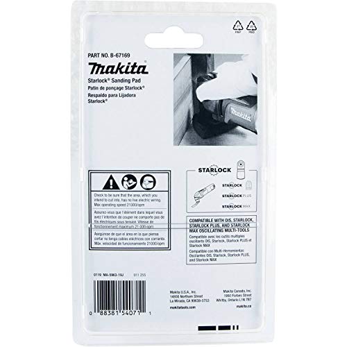 Makita Starlock Sanding Pad - Image 3