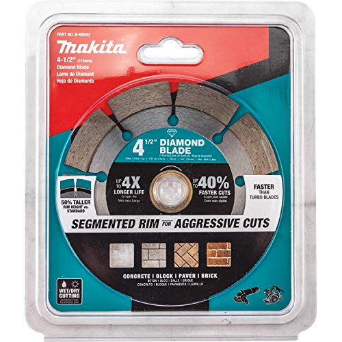 Makita 4-1/2" Diamond Blade, Segmented, General Purpose - Image 2