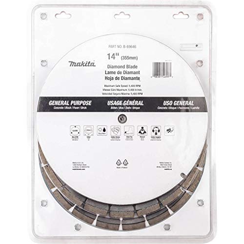 Makita B-69646 14in Diamond Blade Segmented General Purpose Contractor (Pack of 3) - Image 4