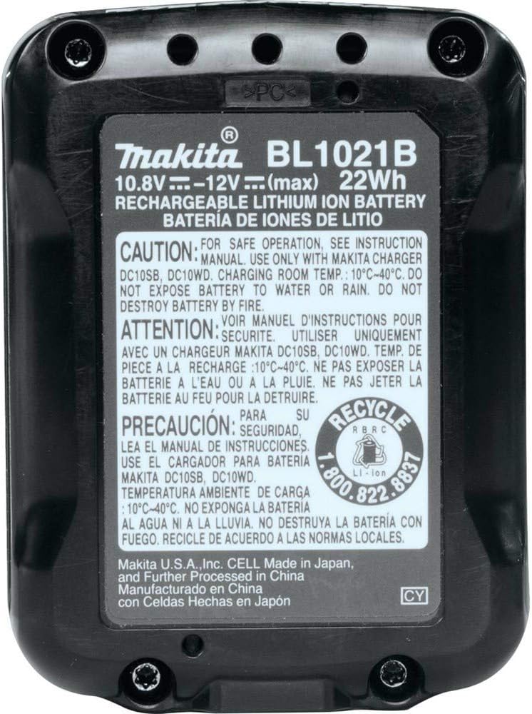 Makita BL1021B 12V max CXT Lithium-Ion 2.0Ah Battery 2.0 Ah - Image 6