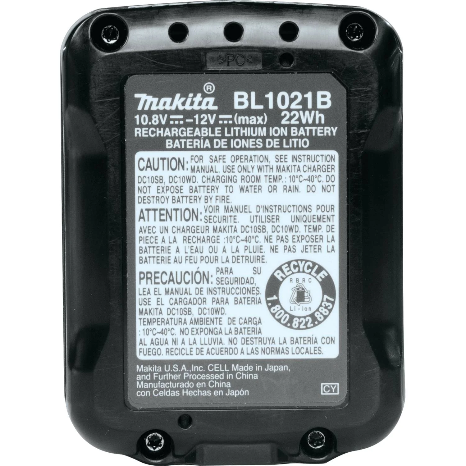 Makita 12V Max CXT Lithium-Ion 2.0Ah Battery (2-Pack) - Image 4