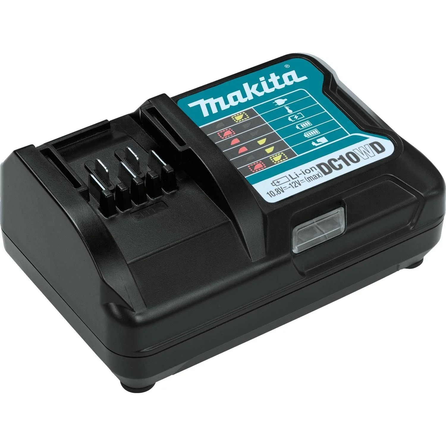 Makita BL1021BDC1 - 12V max CXT Lithium-Ion Battery and Charger Starter Pack, BL1021B, DC10WD (2.0Ah) - Image 2
