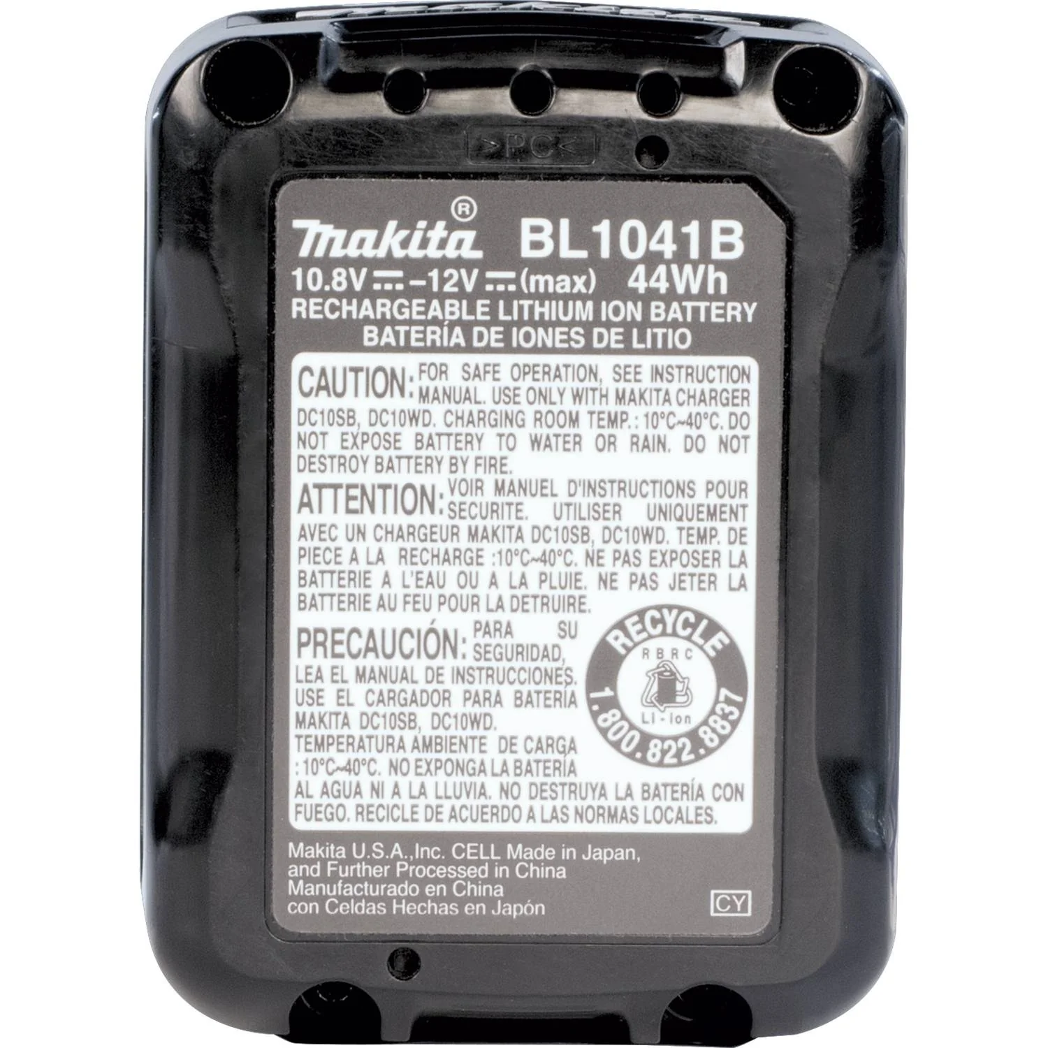Makita BL1041B - 12V max CXT Lithium-Ion 4.0Ah Battery - Image 5