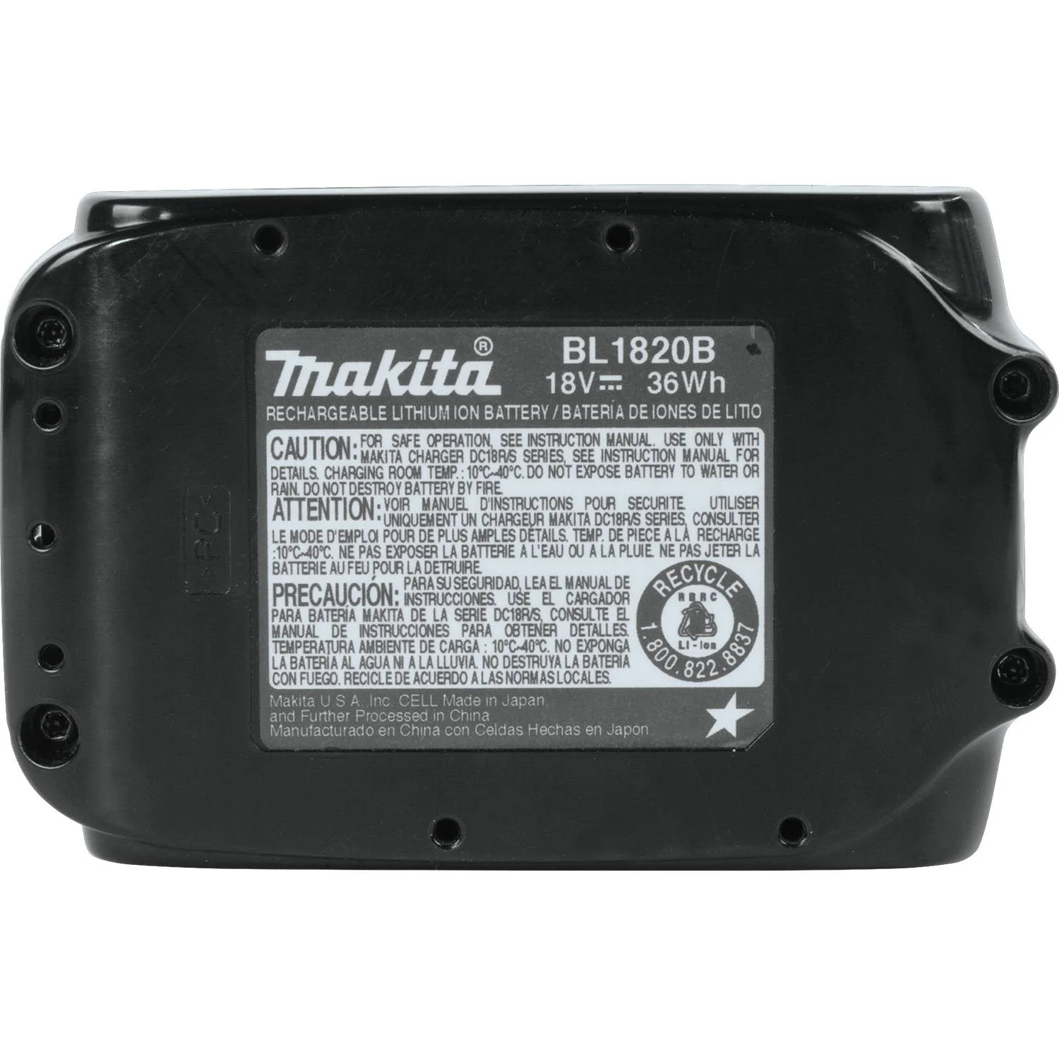 Makita BL1820B 18V LXT Lithium-Ion Compact 2.0Ah Battery - Image 4