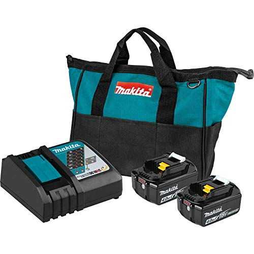 Makita 18V LXT Lithium-Ion Battery and Rapid Optimum Charger Starter Pack (4.0Ah)