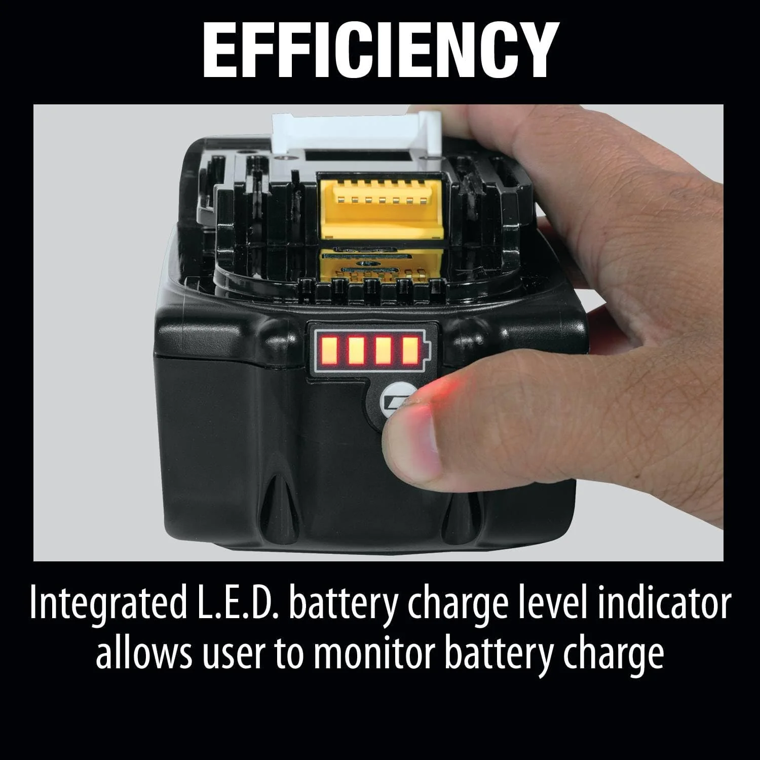Makita BL1840BSC2 18V LXT Lithium-Ion Battery and Charger Starter Pack (4.0Ah) - Image 8