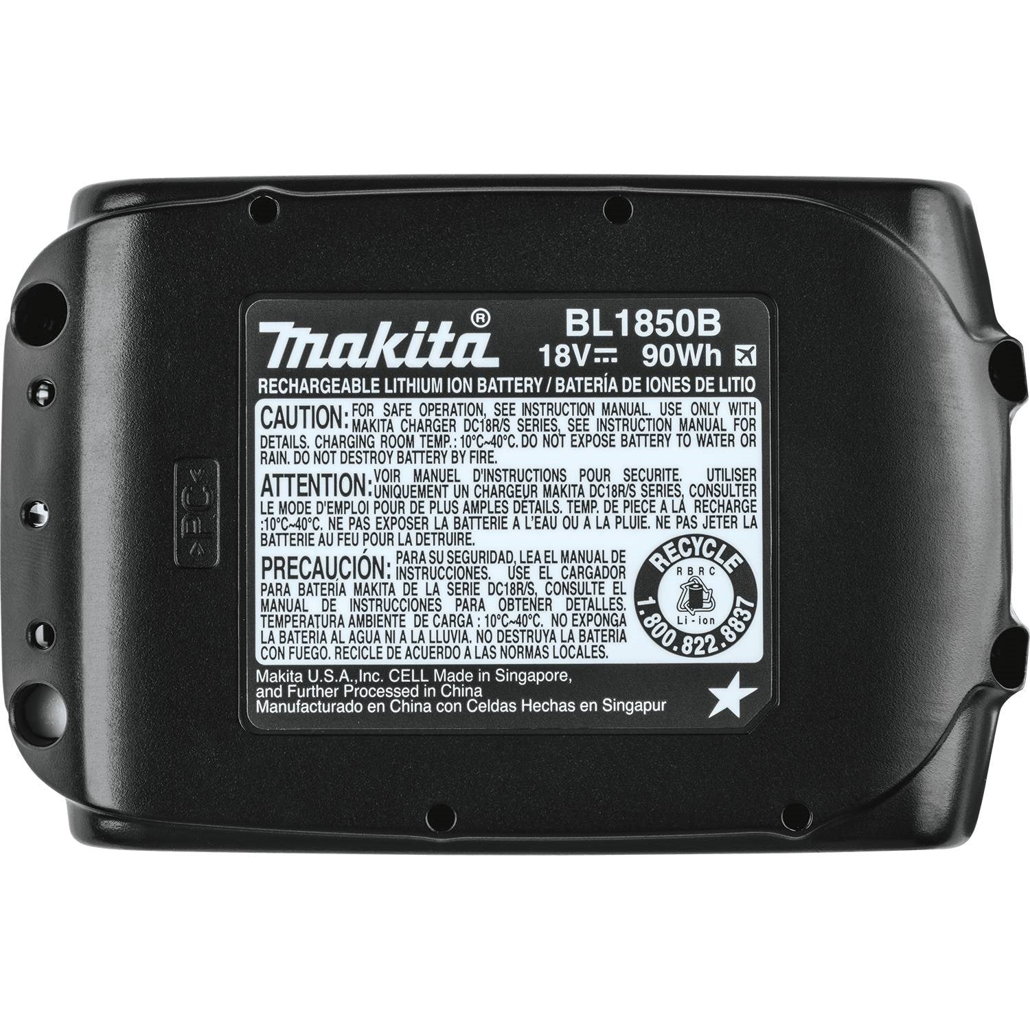 Makita BL1850B-10 18V LXT Lithium-Ion 5.0Ah Battery, 10/pk - Image 2