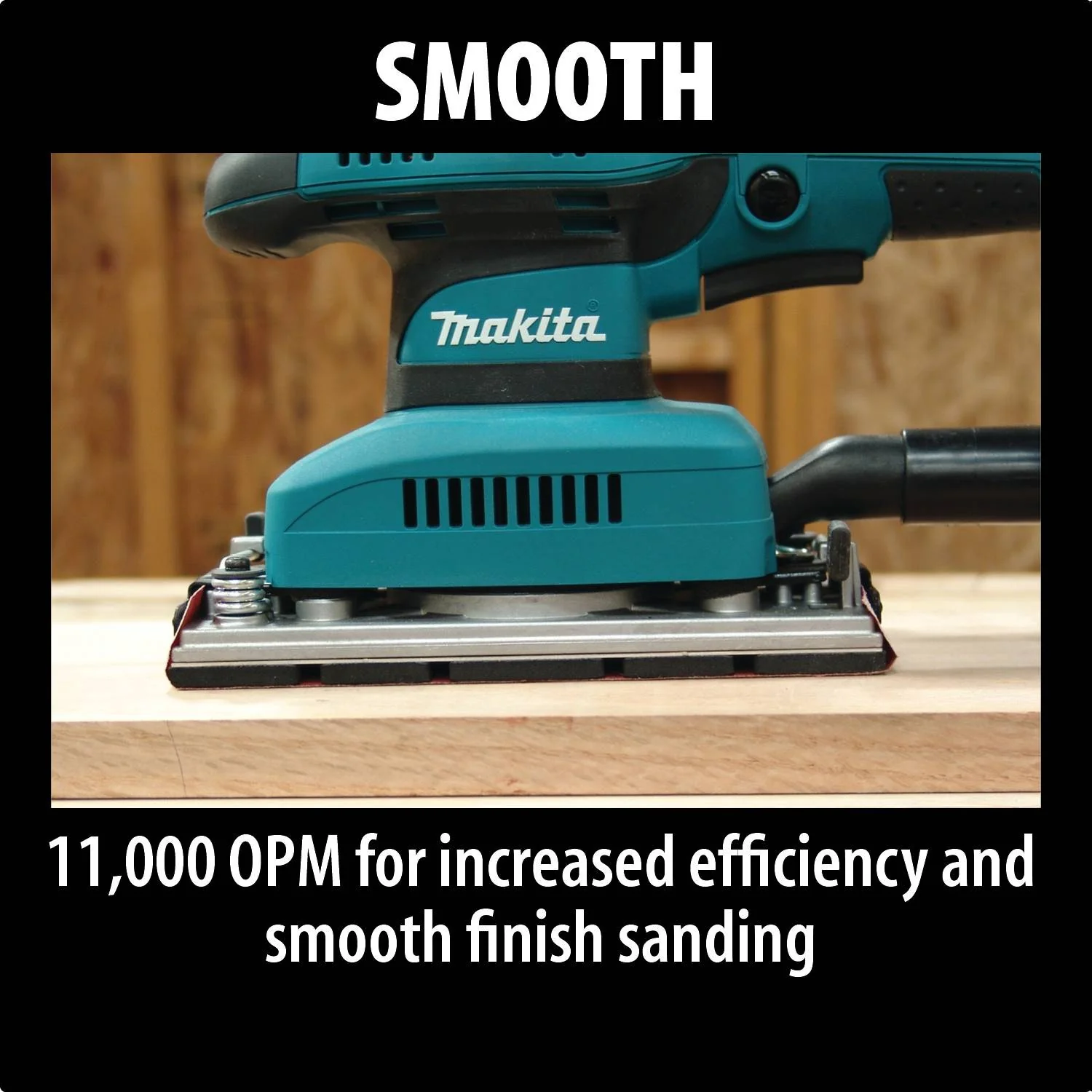 Makita 1/3 Sheet Finishing Sander, 1.7 AMP, 11,000 OPM - Image 2