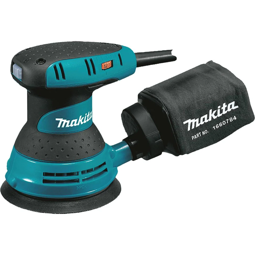 Makita 5" Random Orbit Sander, 3 AMP, 4,000-12,000 OPM, var. spd., case - Image 3