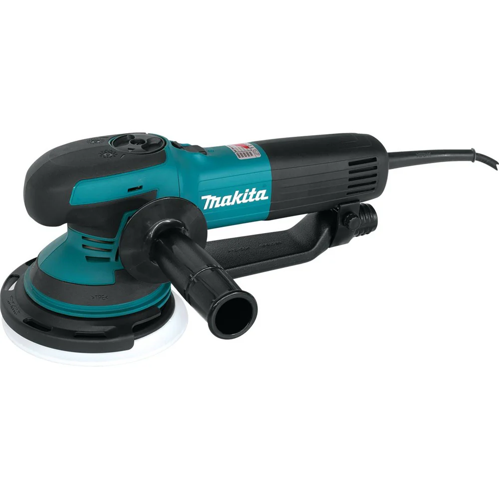 Makita 6" Random Orbit Sander, 6.6 AMP, 1,600-6,800 OPM, 2-mode, case - Image 4