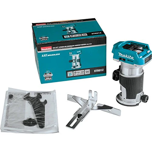 Makita (XTR01T7) 18V LXT Lithium-Ion Brushless Cordless Compact Router Kit - Image 12