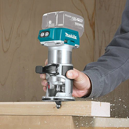 Makita (XTR01T7) 18V LXT Lithium-Ion Brushless Cordless Compact Router Kit - Image 6