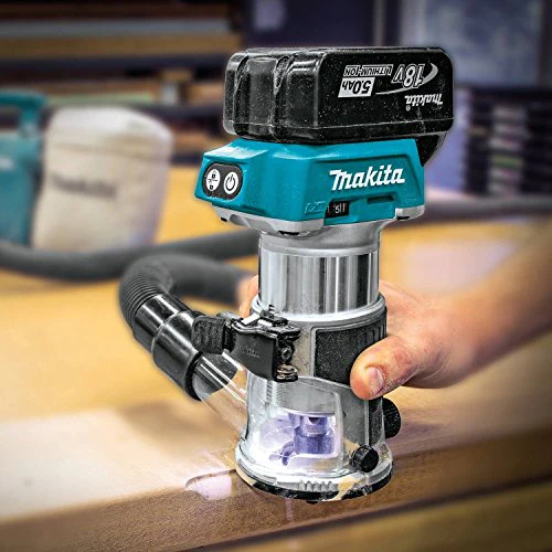 Makita (XTR01T7) 18V LXT Lithium-Ion Brushless Cordless Compact Router Kit - Image 8