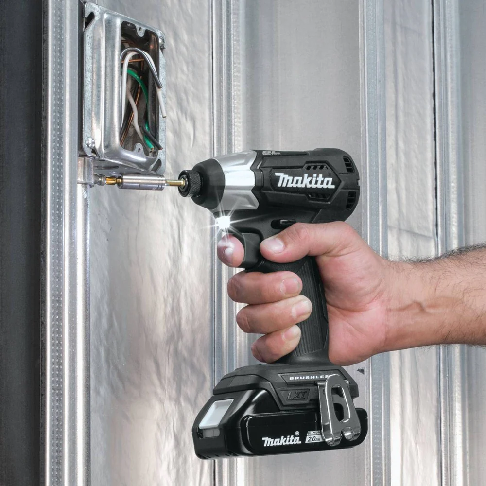 Makita CX200RB - 18V LXT Lithium-Ion Sub-Compact Brushless Cordless 2 Pc. Combo Kit, XFD11ZB, XDT15ZB, bag (2.0Ah) - Image 5