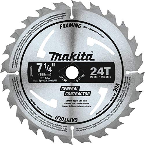 Makita D-45989-10 7-1/4" 24T Carbide-Tipped Circular Saw Blade, Framing/General Purpose, 10/pk - Image 2