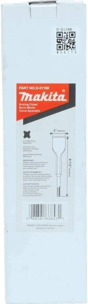Makita D-51166 2" x 8-1/2" Scaling Chisel, Sds-Plus - Image 5