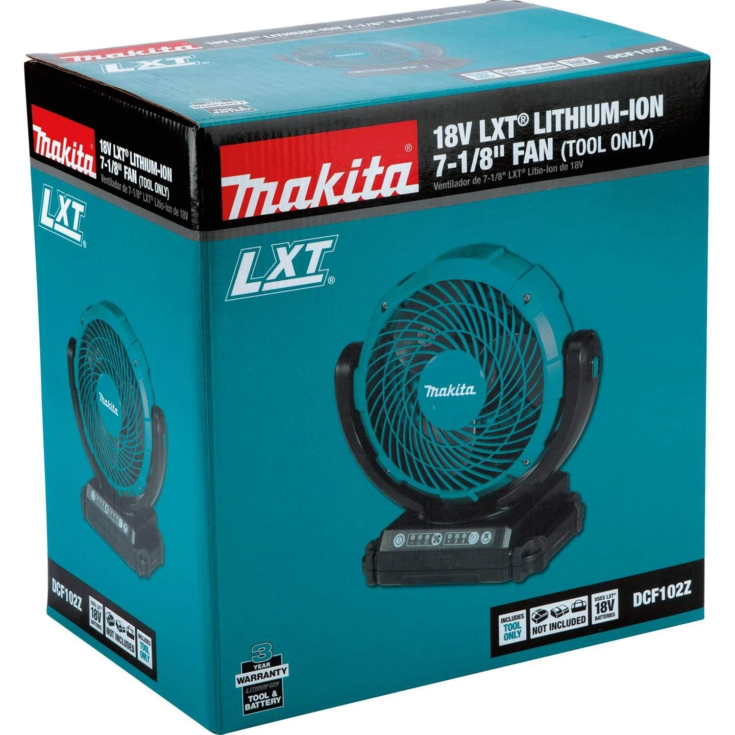 Makita 18V LXT Lithium-Ion Cordless 7-1/8in Fan (Bare Tool) - Image 7
