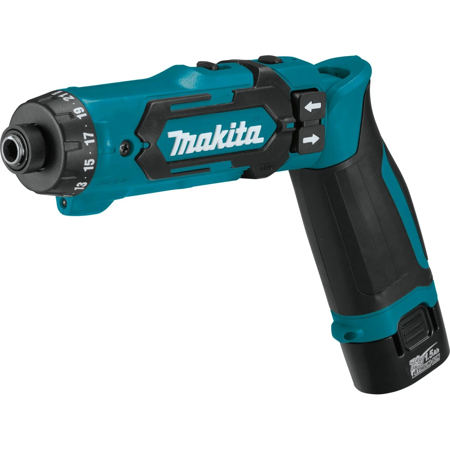 Makita 7.2V (DF012DSE) Lithium-Ion Cordless 1/4" Hex Driver-Drill Kit with Auto-Stop Clutch - Image 2