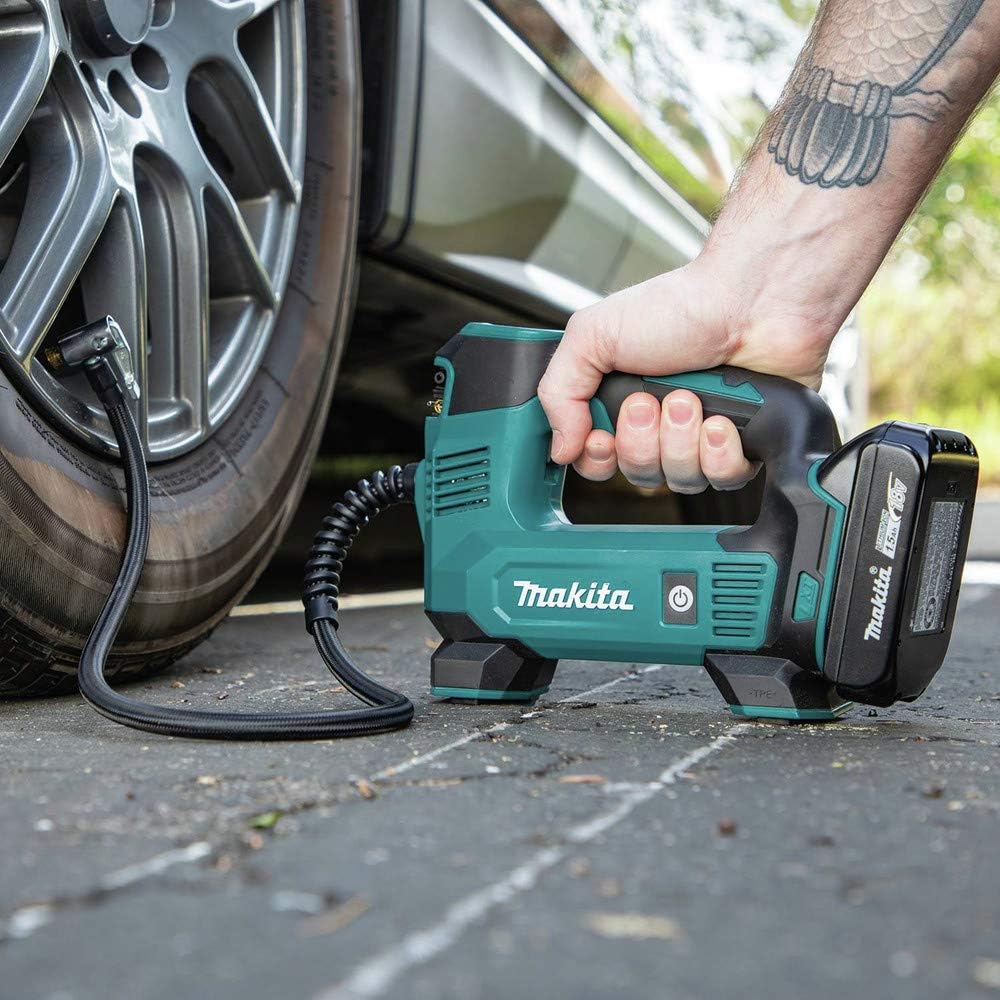 Makita DMP180SYX 18V LXT Lithium-Ion Cordless Inflator Kit (1.5Ah) - Image 9