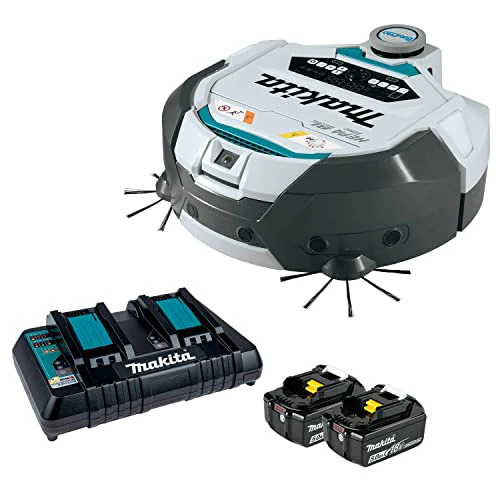 Makita DRC300PT 18V X2 LXT Brushless Cordless Smart Robotic HEPA Filter Vacuum Kit (5.0Ah)
