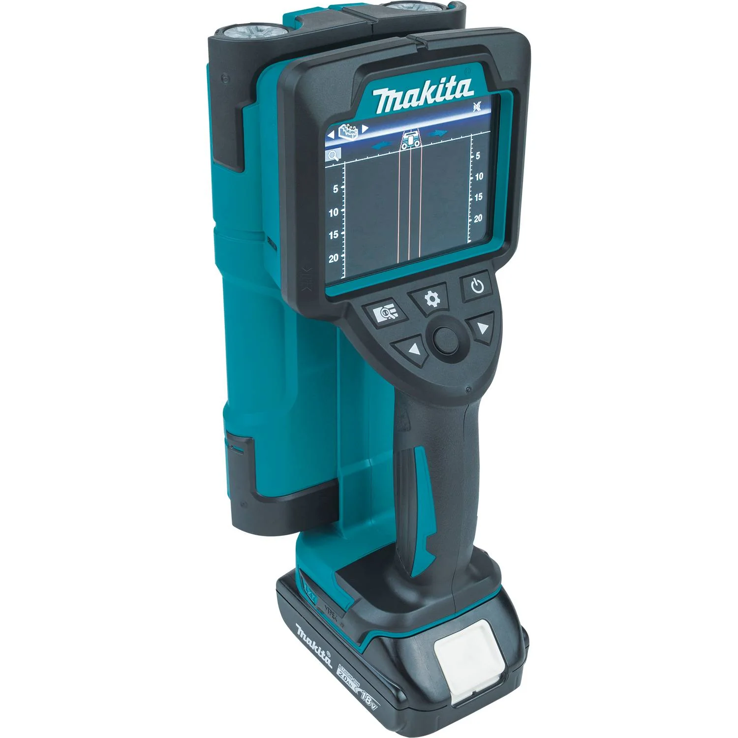 Makita DWD181R1J - 18V LXT Lithium-Ion Cordless Multi-Surface Scanner Kit, case, with one battery (2.0Ah) - Image 4