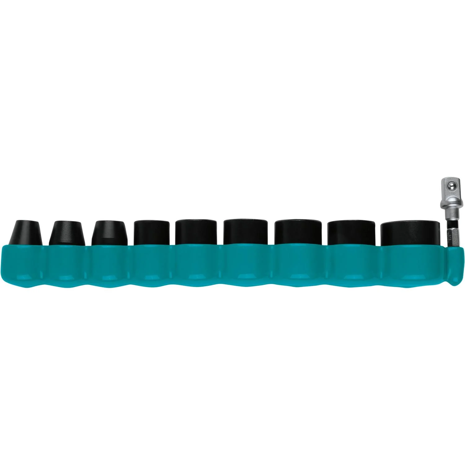 Makita (E-01672) Impact XPS 10 Pc. 3/8" Drive 6-Point SAE Impact Socket Set w/ Standard Socket Adapter