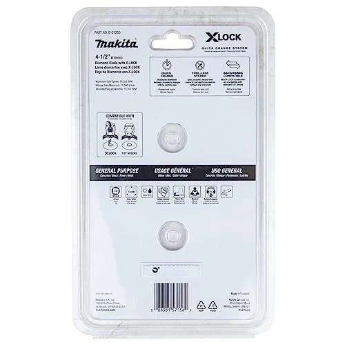 Makita X-Lock 4-1/2" Segmented Diamond Blade for Masonry Cutting (2 Pack) - Image 3