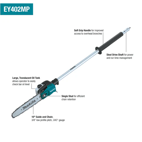 Makita (EY402MP) 10" Pole Saw Couple Shaft Attachment - Image 3