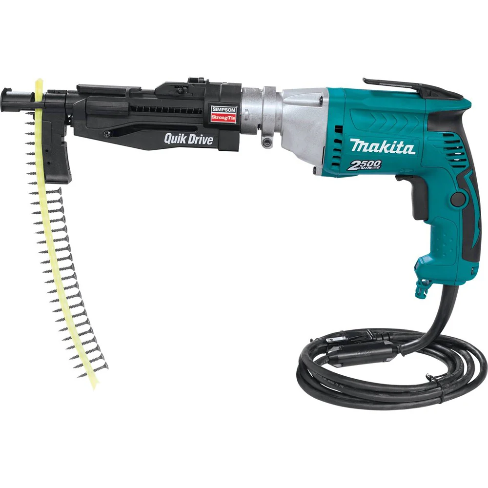 Makita FS2200 - Drywall Screwdriver, 6 AMP, 0-2,500 RPM, var. spd., reversible, L.E.D. Light - Image 2
