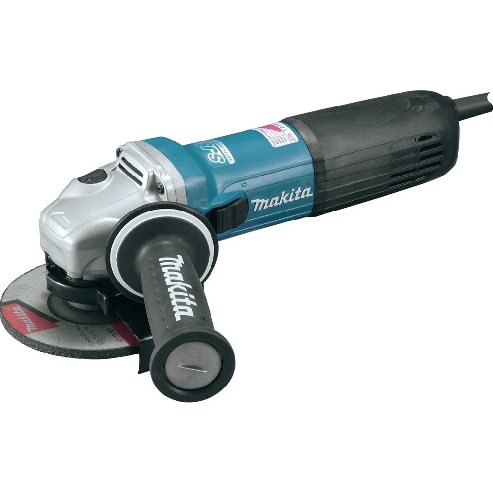 Makita GA4542C - 4-1/2" SJSII Angle Grinder, 12 AMP, 2,800-11,000 RPM, var. spd., 5/8"-11, no lock-off, lock-on
