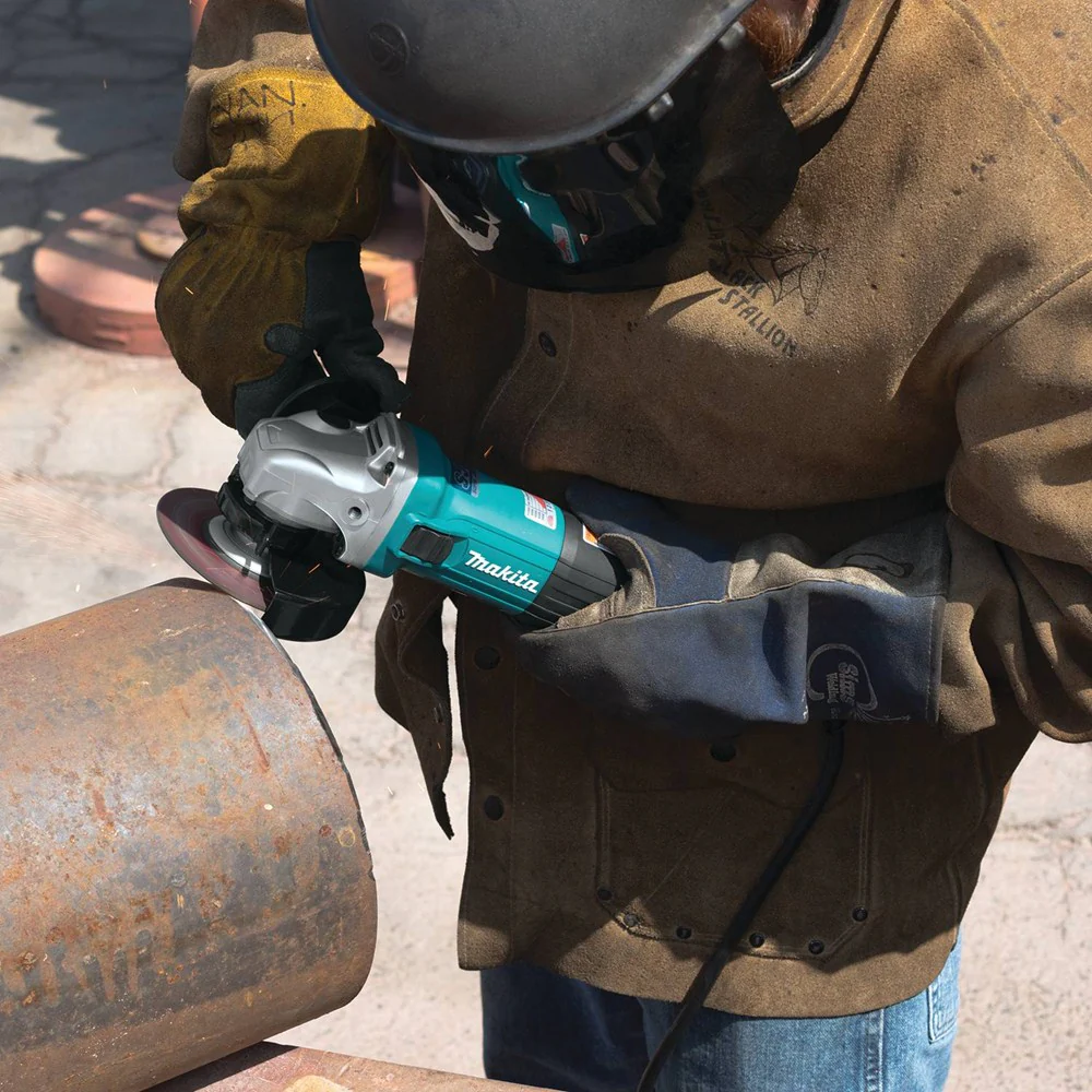 Makita GA4542C - 4-1/2" SJSII Angle Grinder, 12 AMP, 2,800-11,000 RPM, var. spd., 5/8"-11, no lock-off, lock-on - Image 2