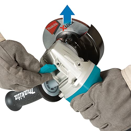 Makita 4‑1/2" X‑LOCK Angle Grinder, with AC/DC Switch - Image 2
