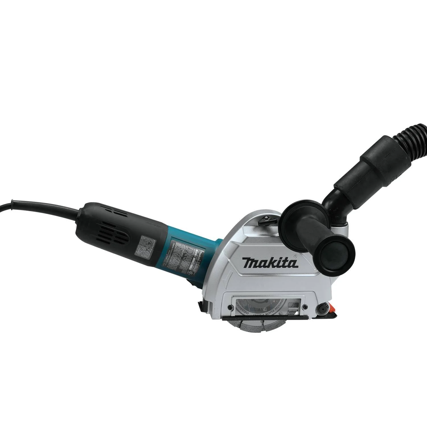 Makita GA5040X1 - 5" SJSII Angle Grinder, 10 AMP, 11,000 RPM, 5/8"-11, no lock-off, lock-on, cutting/tuck point guard and tuck point diamond blade - Image 3
