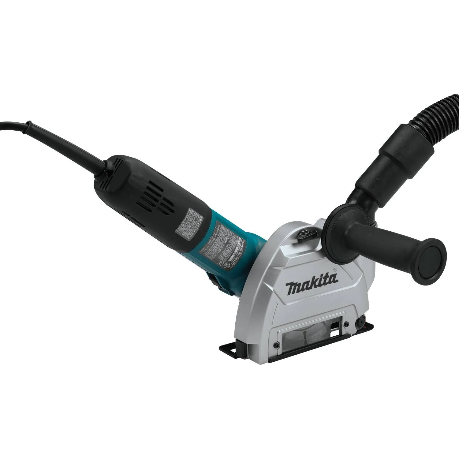 Makita GA5040X1 - 5" SJSII Angle Grinder, 10 AMP, 11,000 RPM, 5/8"-11, no lock-off, lock-on, cutting/tuck point guard and tuck point diamond blade - Image 4